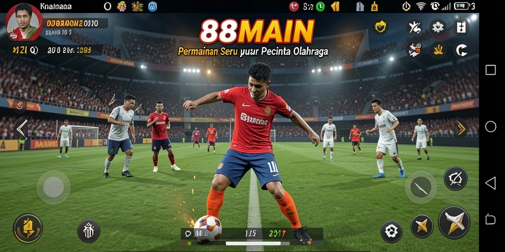 Tampilan permainan seru di 88MAIN dengan fitur olahraga yang menarik.