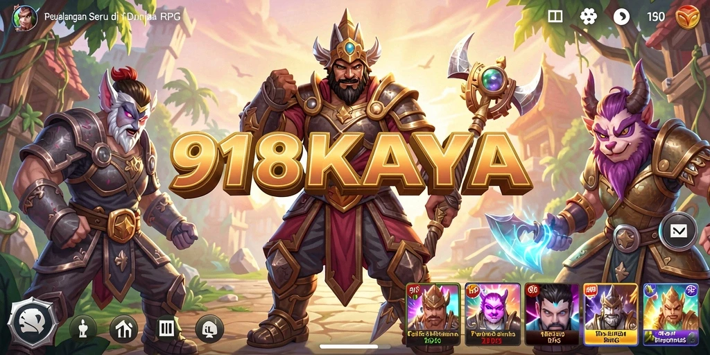 Tampilan menarik dari gameplay RPG 918KAYA.