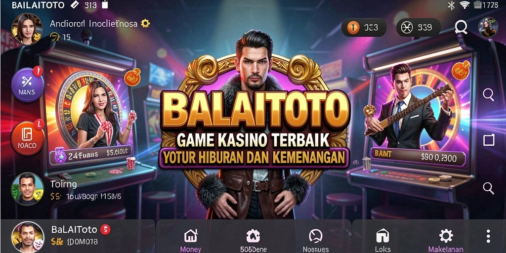 Screenshot gameplay BALAITOTO menampilkan momen seru di kasino.