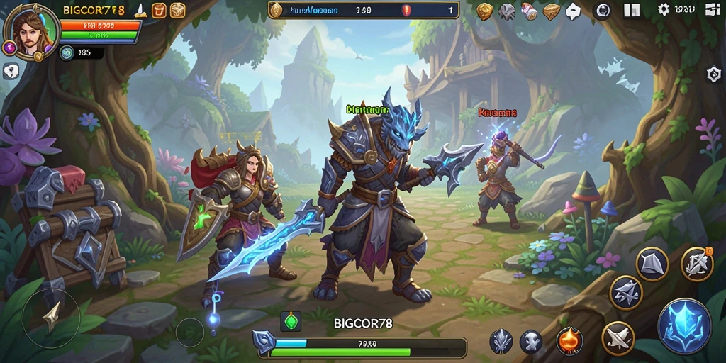 Tampilan gameplay <strong>BIGCOR78</strong> yang menarik dan penuh aksi.