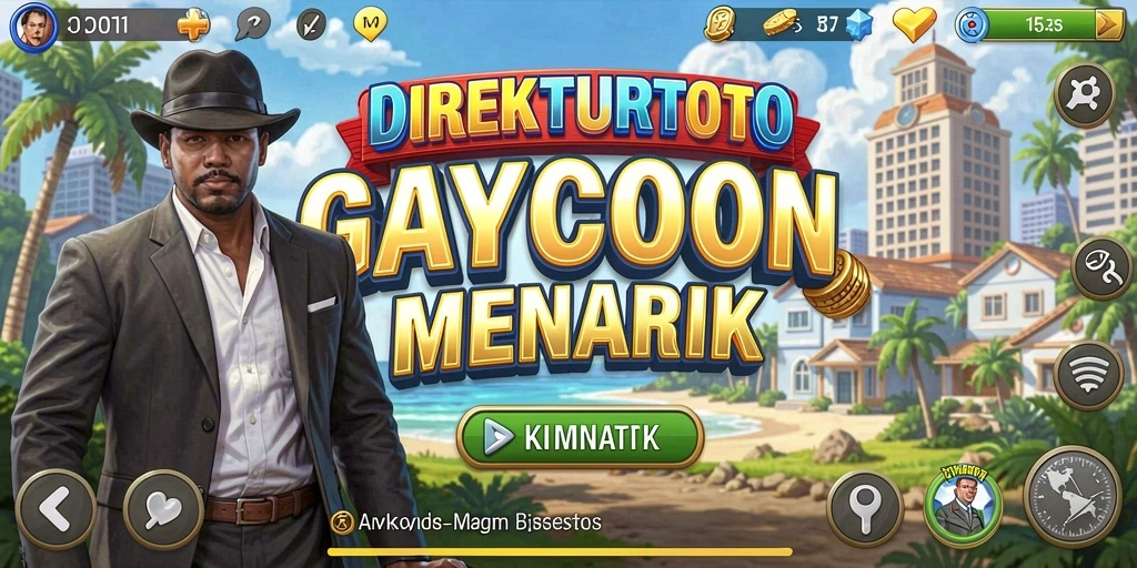 Screenshot utama menunjukkan gameplay seru dari DIREKTURTOTO.