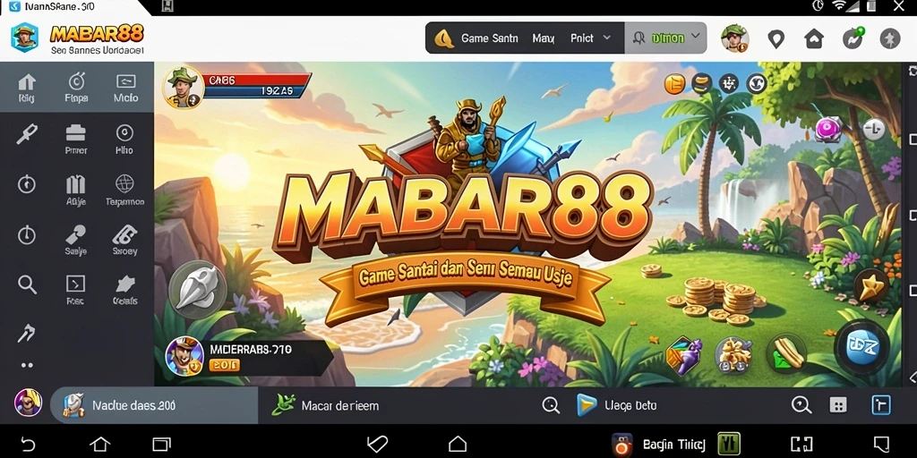 Screenshot gameplay MABAR88 yang menunjukkan pengalaman bermain yang seru dan menghibur.