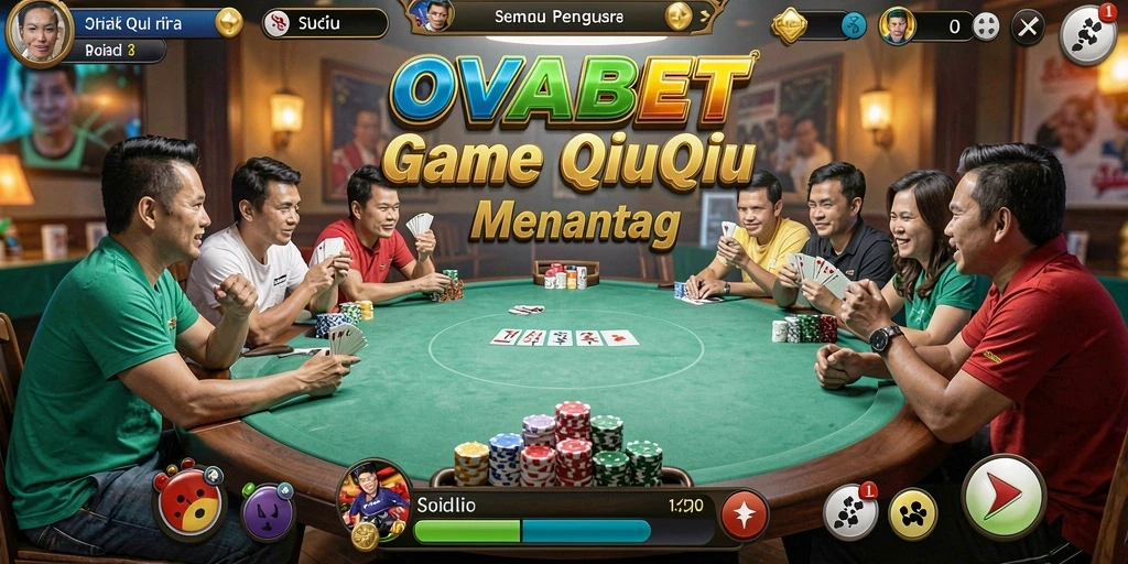 Tampilan gameplay QiuQiu yang menegangkan dan seru.