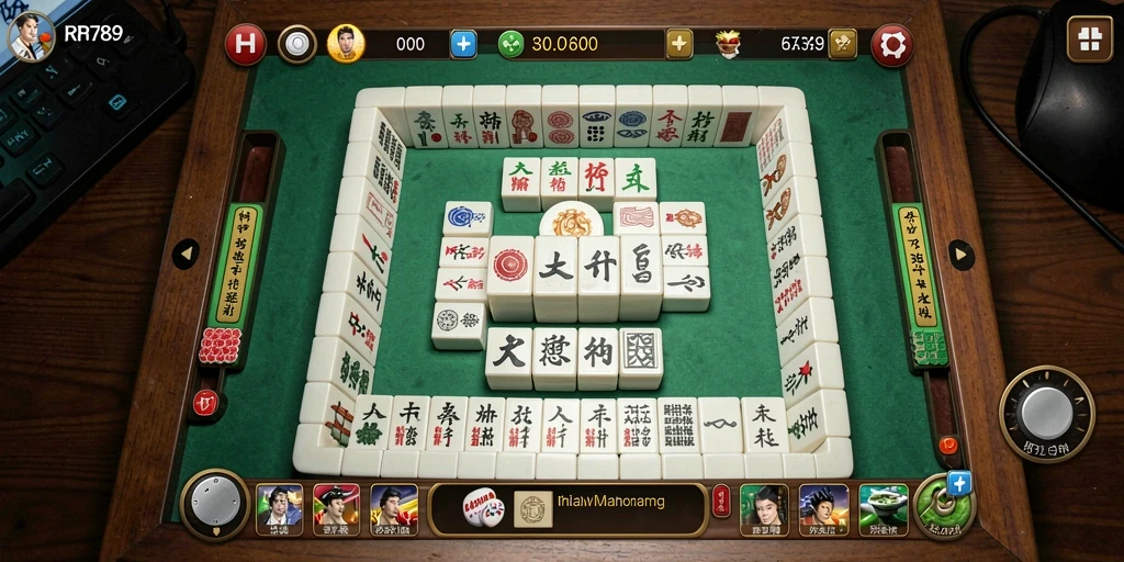 Tampilan gameplay Mahjong yang seru dan menantang di RR789.