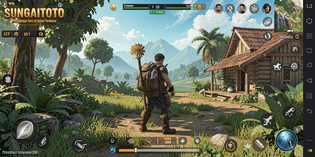 Tangkapan layar memukau dari gameplay Open World SUNGAITOTO.