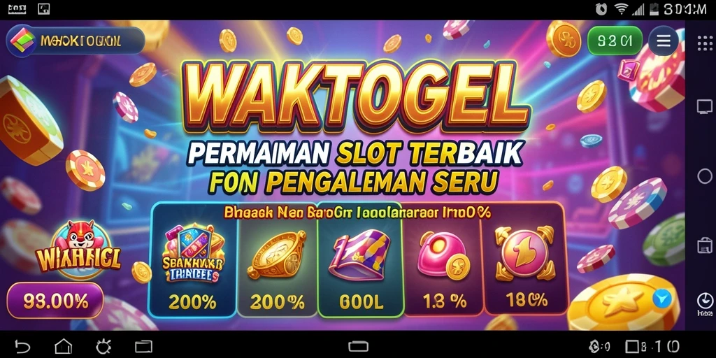 Tampilan menakjubkan dari gameplay Slot di WAKTOGEL.